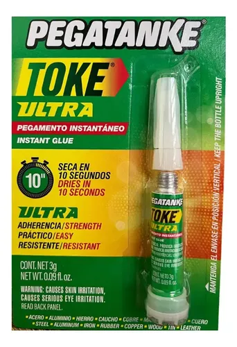 COLA INSTANTANEA PEGATANKE TRANSPARENTE (3,0GR) TOKE