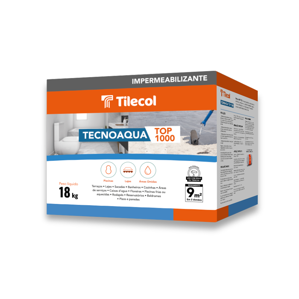 IMPERMEABILIZANTE TECNOAQUA TOP 1000 18KG