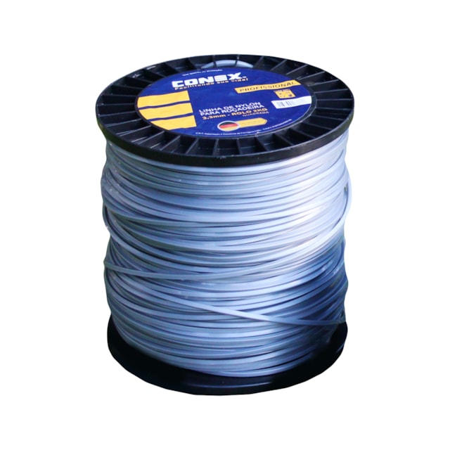 LINHA NYLON TITANIUM QUADRADA 3,00mm 194m 2 kG CONEX