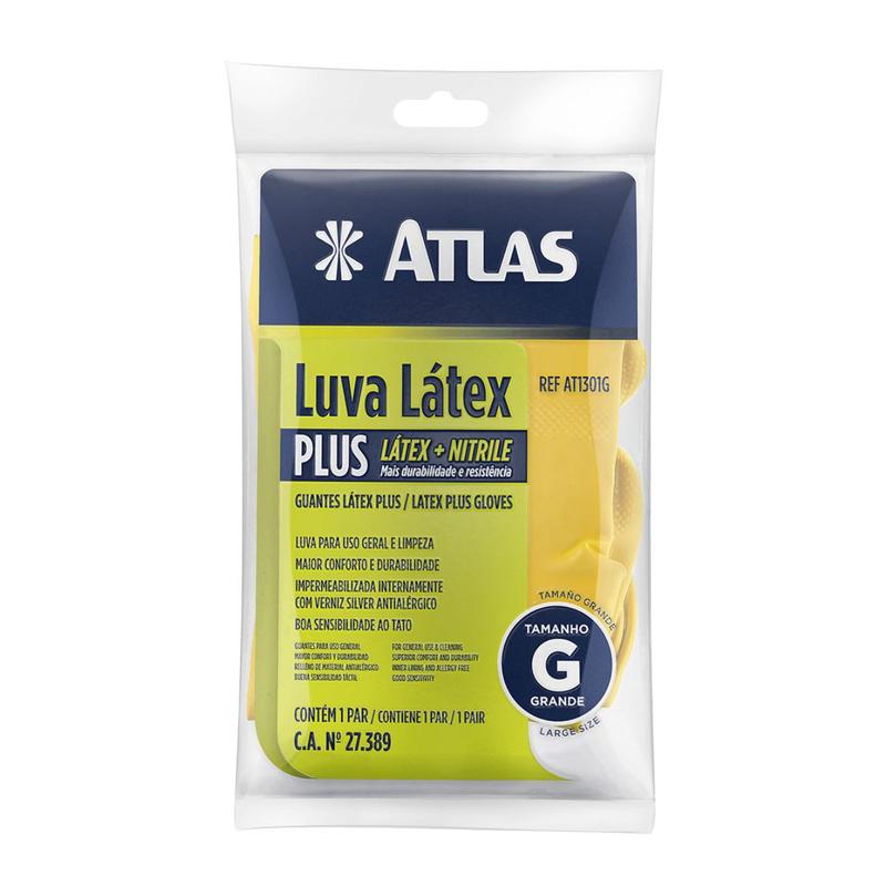 LUVA LATEX PLUS GRANDE AM.