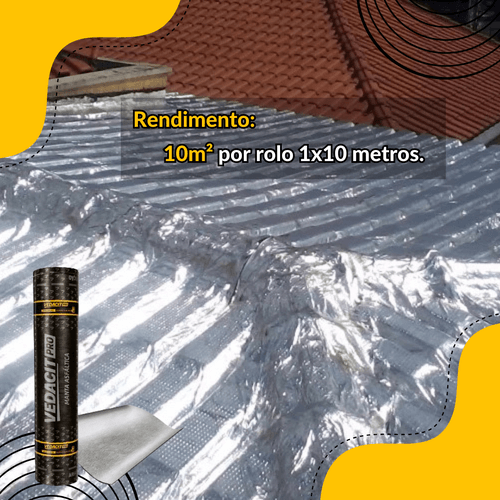 MANTA ASFALTICA SBS 3MM POLIESTER ALUMINIO EG
