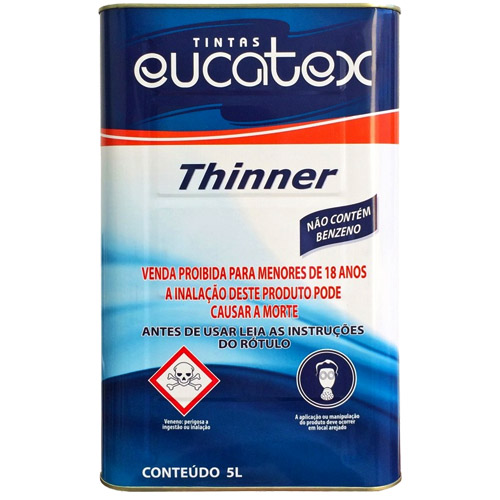 THINNER 9116 0,9L EUCATEX (ONU 1263 PRODUTO RELACIONADO TINTA 3 III)
